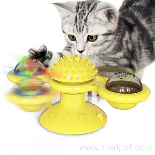 Pet Wholesale Interactive Windmill Cat Toy Cats